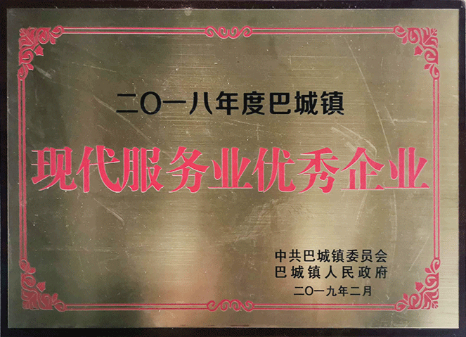 現(xiàn)代服務業(yè)優(yōu)秀企業(yè)